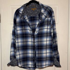 Jach’s Girlfriend Blue Plaid Button-Up Shirt